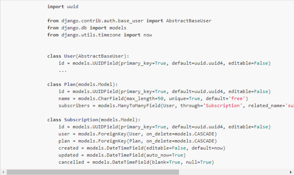 django code