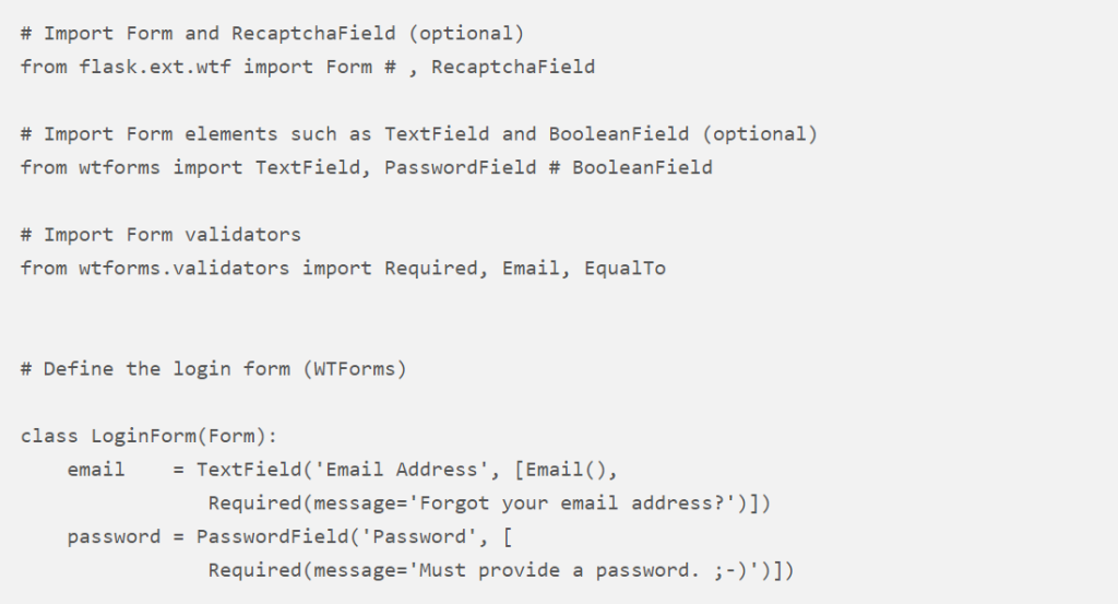 Large Flask Applications