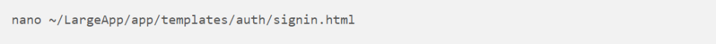 Applications code